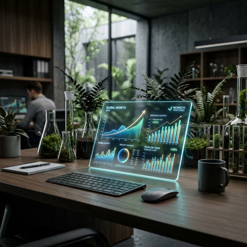 AI Marketing Platform Benchmark 2026: What SMBs Actually Spend — abstract editorial hero illustration for a TurboAgents blog post on AI marketing.